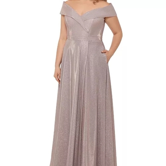 NWT Women's Gown - Mother Of The Bride Wedding Guest Lilac Prom - Picture 5 of 5